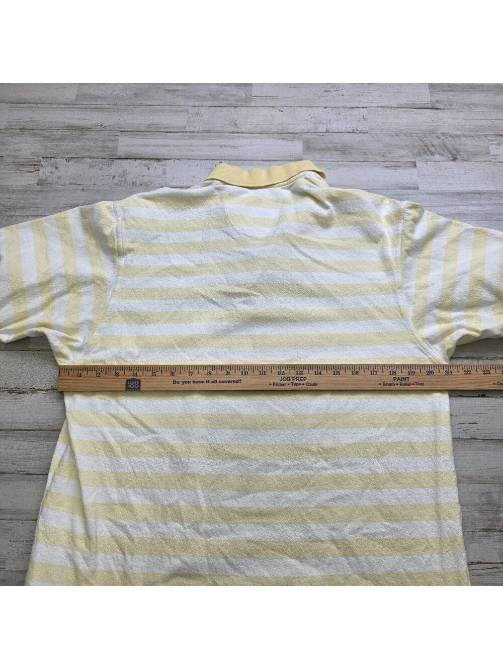 Vintage Nike Polo Shirt Men's XXL Terry Cloth 1/4 Zip Yellow Stripe 90s Y2K